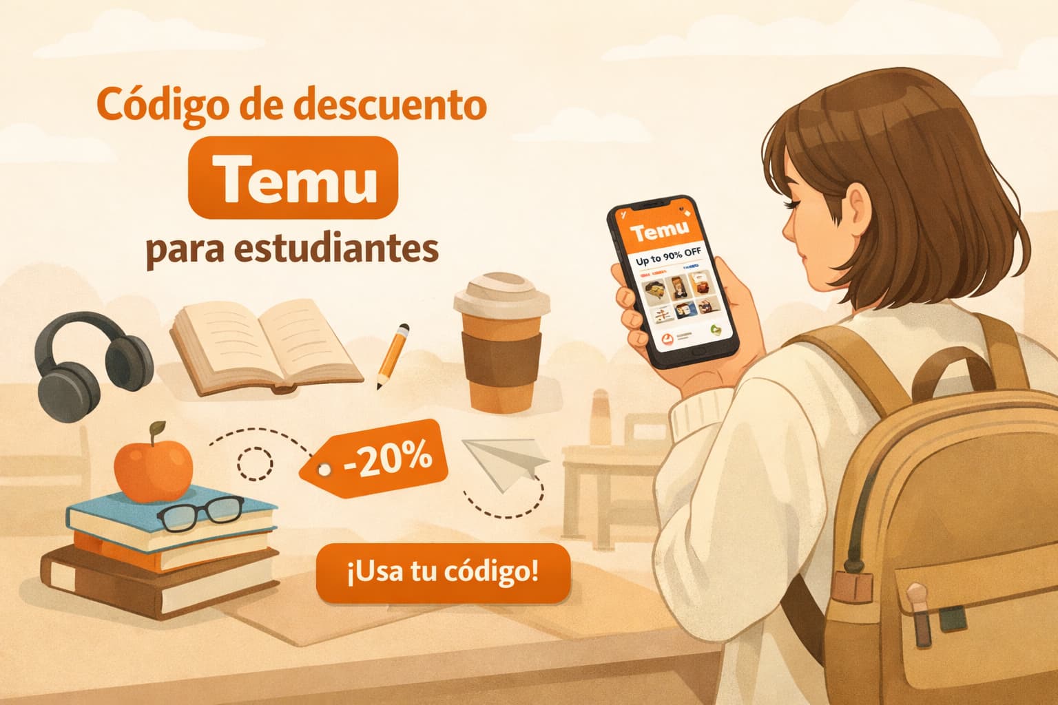 Código de descuento Temu para estudiantes actualizado
