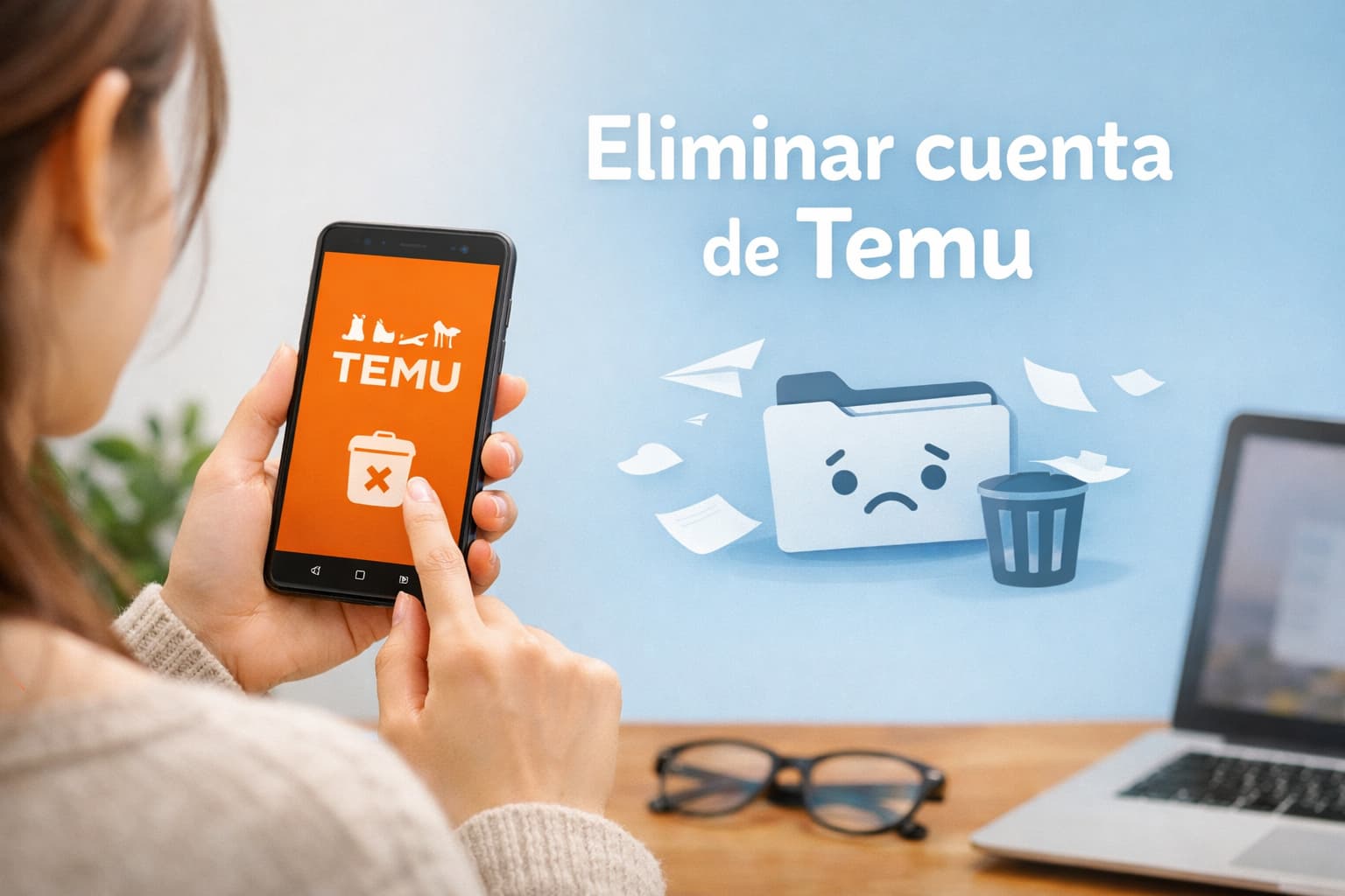 Eliminar cuenta de Temu de forma segura y definitiva