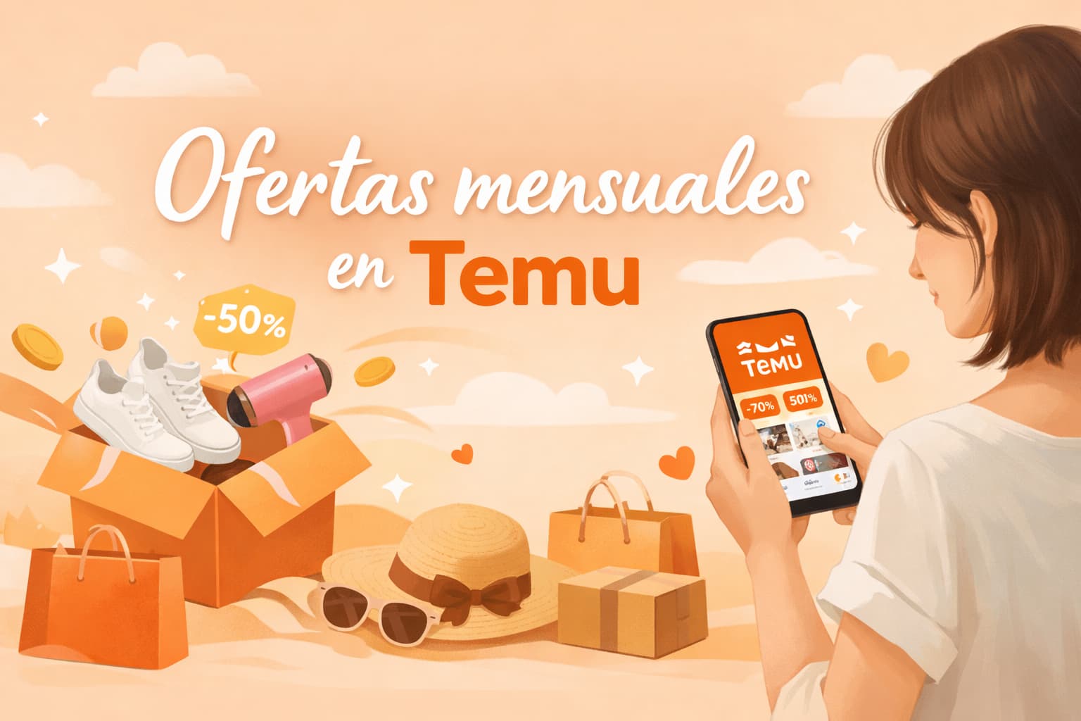 Ofertas mensuales en Temu que no te puedes perder