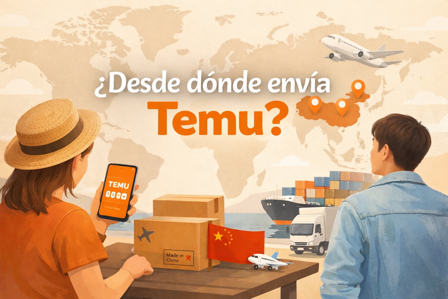 Desde dónde envía Temu y cómo funciona el envío